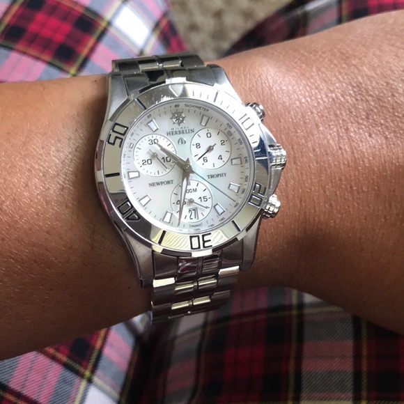 Michel Herbelin mother of pearl watch, ECU main image 8